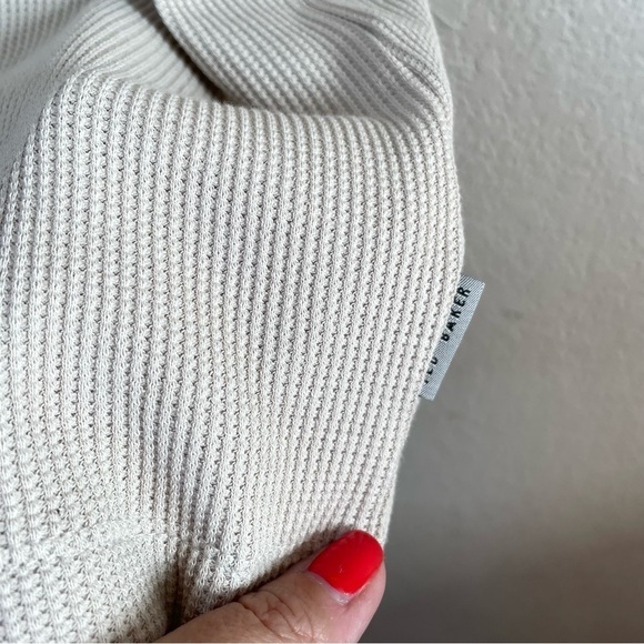 TED BAKER LONDON Tekilla Short Sleeve Henley Shirt Light Tan Stone Size 3 US Med - Picture 4 of 11